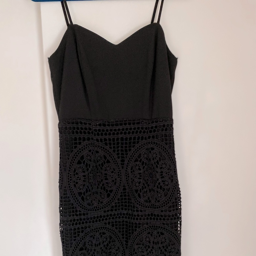 J.O.A Los Angeles black lace dress size M